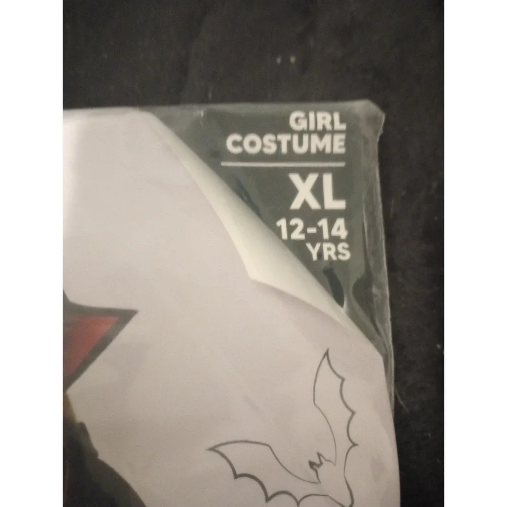 Spooktacular Creations Girls Vampire Halloween Costume XL 12-14 Complete New